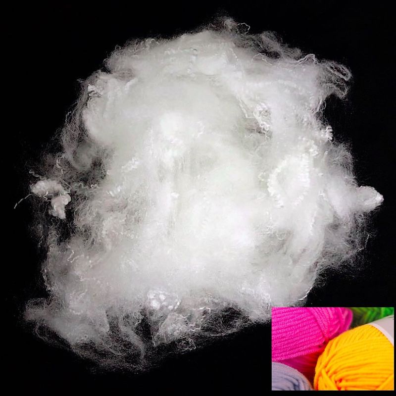 Bosilun Fiber Cellulose Acetate Fiber Polyester Scrap Chunky Yarn
